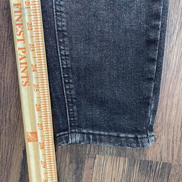 Judy Blue Jeans Womens 13/31 Black Skinny Fit High Rise Dark Wash Stretch - Picture 9 of 12